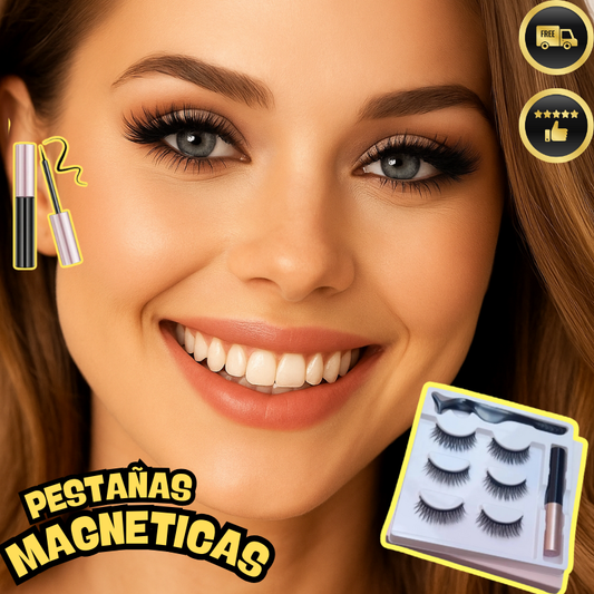 ✨ Pestañas Magnéticas Premium – Look Impactante al Instante