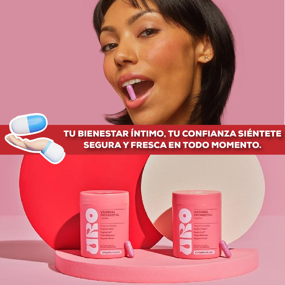 Probióticos Vaginales URO - RECUPERA TU CONFIANZA ÍNTIMA EN 30 DÍAS!
