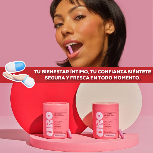 Probióticos Vaginales URO - RECUPERA TU CONFIANZA ÍNTIMA EN 30 DÍAS!