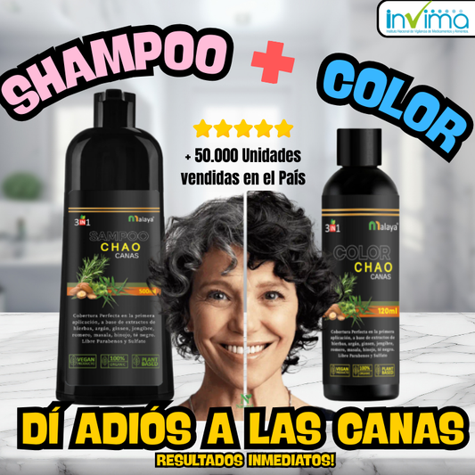 SHAMPOO CHAO CANAS + TRATAMIENTO 125 ML